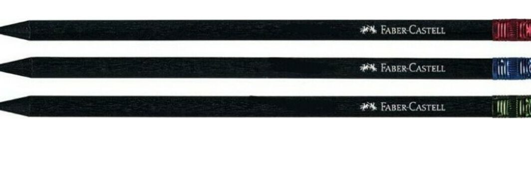 Faber-Castell Μολύβι HB με Γόμα Μαύρο