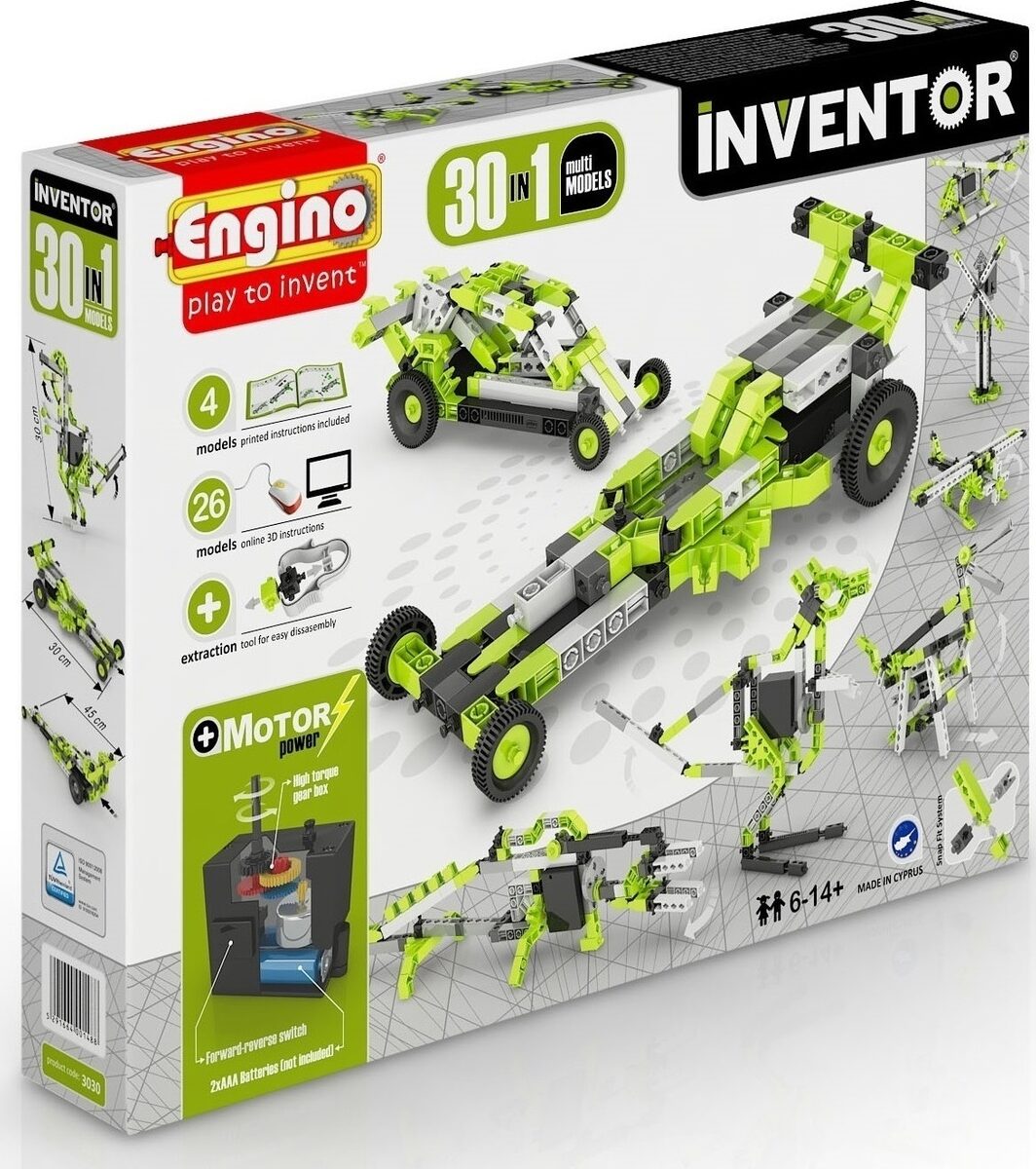 Engino Inventor 30 in 1 Models Motorized Set