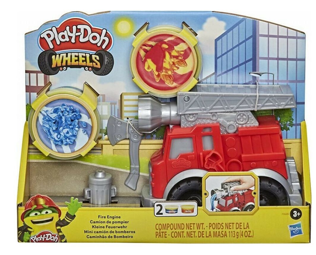 Play-Doh Πλαστελίνη - Παιχνίδι Wheels Tractor Fire Engine