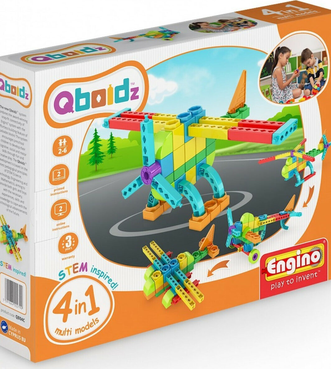 Engino Qboidz 4 in 1 Αεροπλάνο