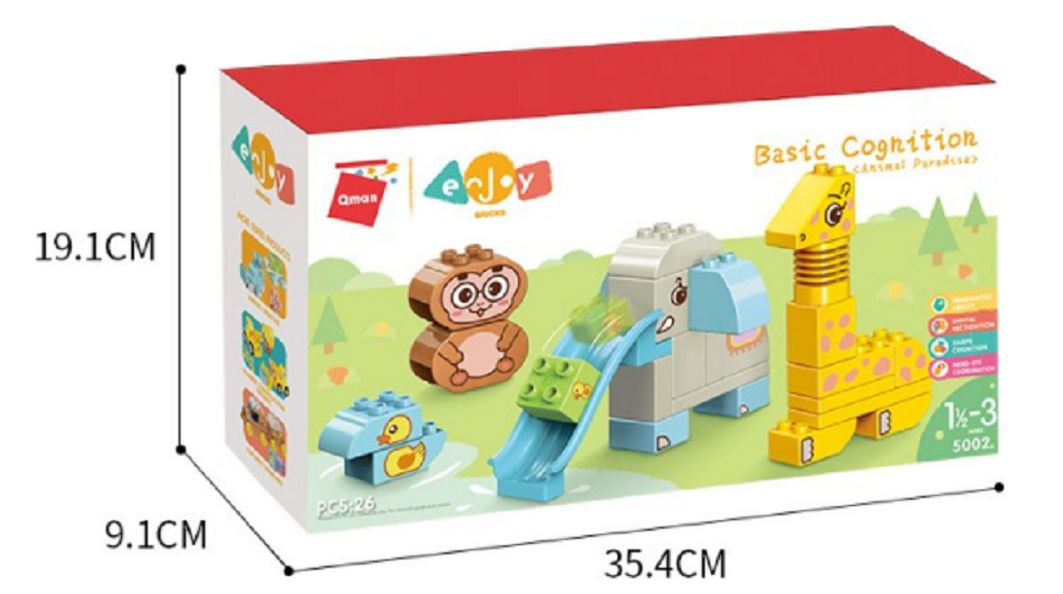 Qman Παράδεισος των Ζώων 26τμχ