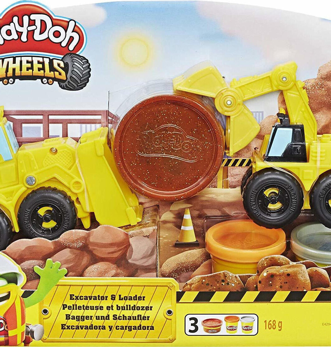 Play Doh Πλαστελίνη - Παιχνίδι Wheels Drive & Dredge Excavator