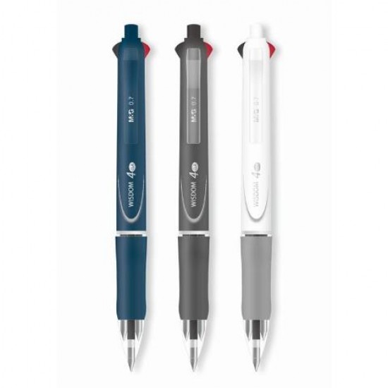 ΣΤΥΛΟ ΜΕ 4 ΧΡΩΜΑΤΑ M&G WISDOM 0.7