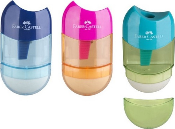 Faber-Castell Γόμα Ξύστρα Apple Combi