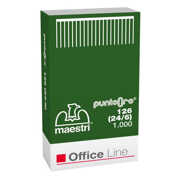 Σύρματα Συρραπτικού 24/6 Maestri χρυσό