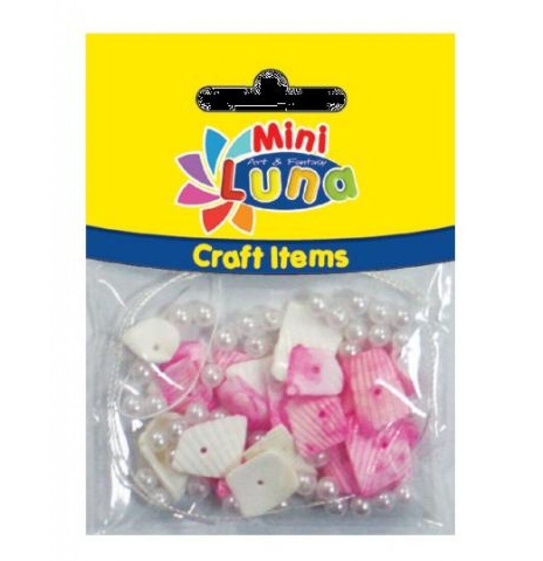 ΚΟΧΥΛΙΑ ΧΑΝΤΡΕΣ ΠΕΡΛΕΣ LUNA 15MM 30PCS