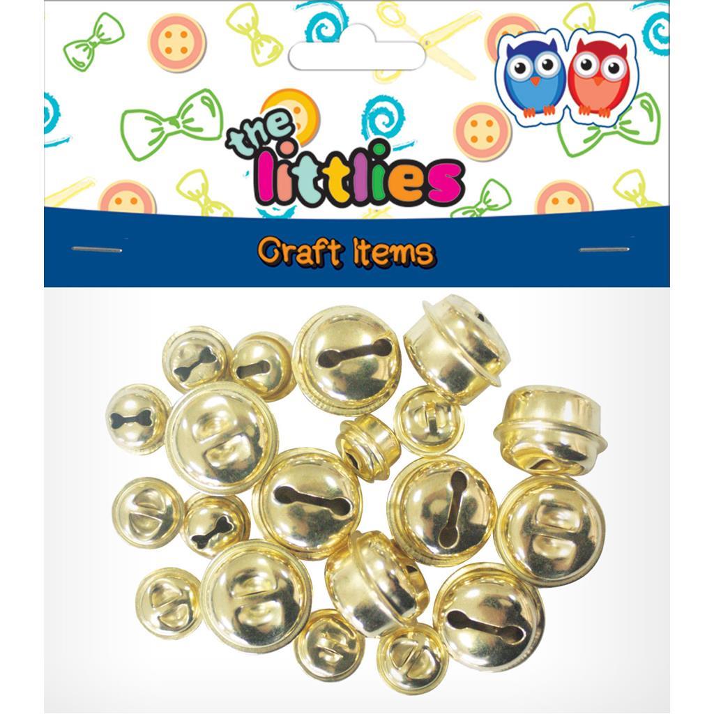 Κουδουνάκια Χειροτεχνίας The littlies 9x18mm-9x12mm 18 Τμχ.
