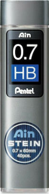 Pentel 40 Μύτες Μολυβιού  0.7mm  HB