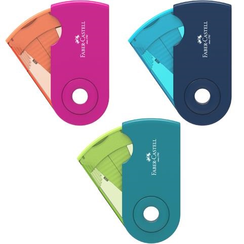 Faber Castell Ξύστρα Sleeve Διπλή Δίχρωμη