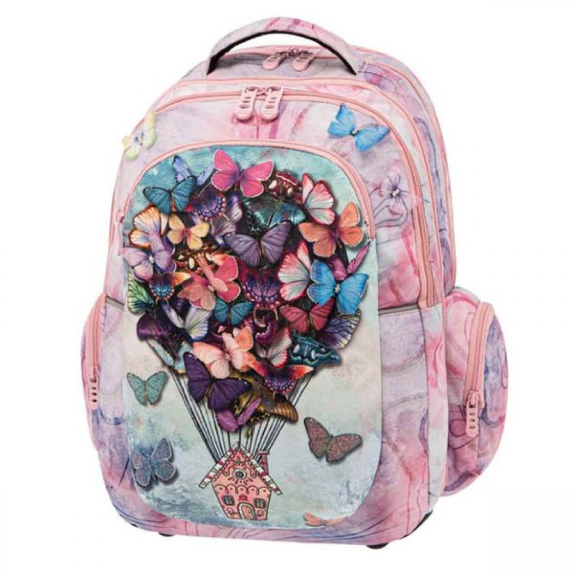 ΤΣΑΝΤΑ ΠΛΑΤΗΣ EXTRA BUTTERFLY HOUSE