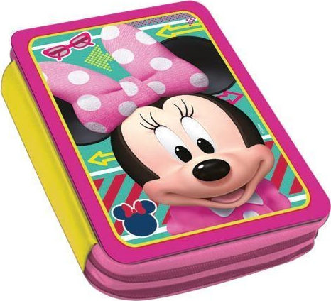 Κασετίνα διπλή μεταλλική γεμάτη Minnie