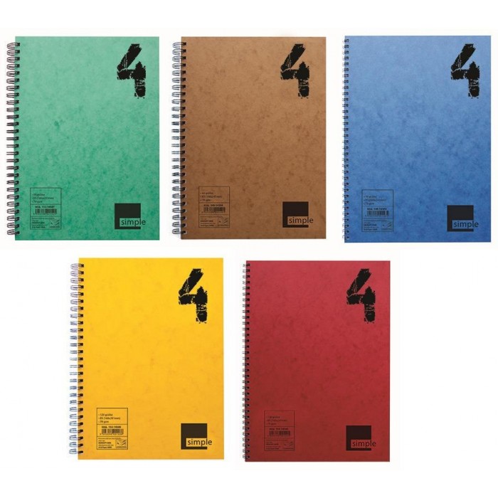 Τετράδιο Σπιράλ 4Θ Α4