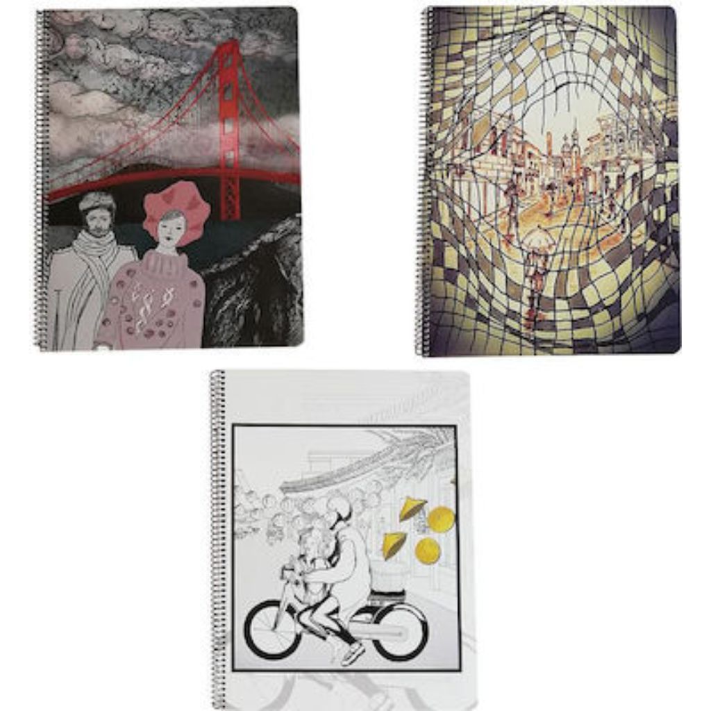 Τετράδιο Σπιράλ  4Θ 17x25