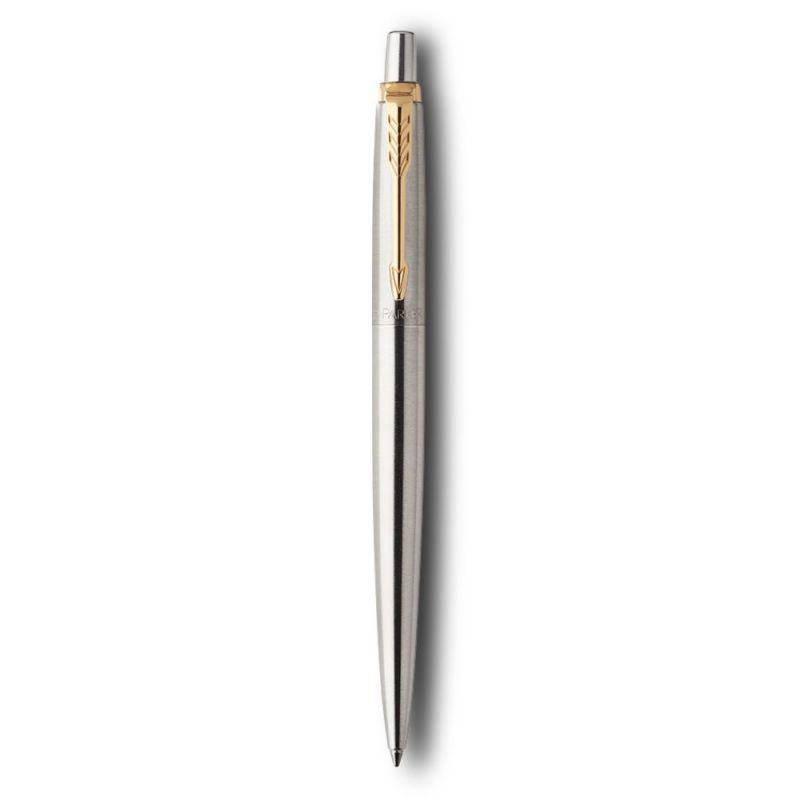Parker Στυλό Ballpoint με Μπλε Mελάνι Jotter Stainless Steel GT