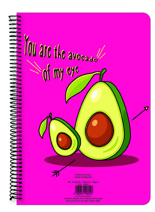 Τετράδιο Σπιράλ 2 Θ 17x 25