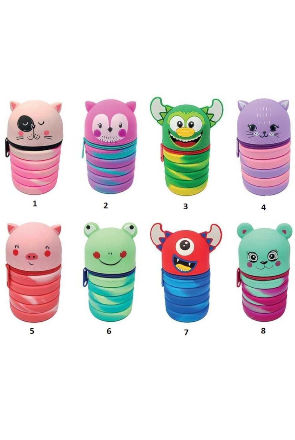 Πτυσσόμενη Κασετίνα Βαρελάκι Σιλικόνης Mitama σε Διάφορα Σχέδια