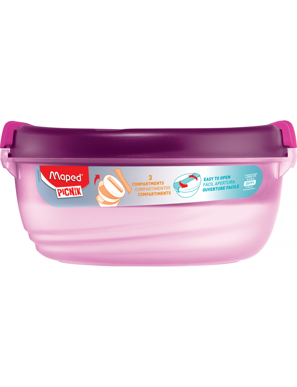 PICNIK ΦΑΓΗΤΟΔΟΧΕΙΟ ΜΠΩΛ ΡΟΖ ORIGIN 1.4 L