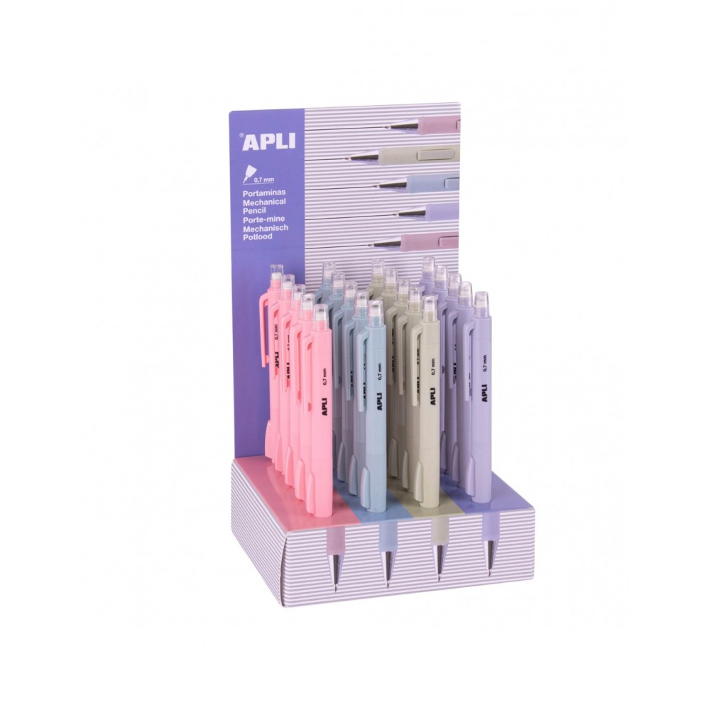 Apli Μηχανικό Μολύβι 0.7 mm σε Παστέλ Χρώματα