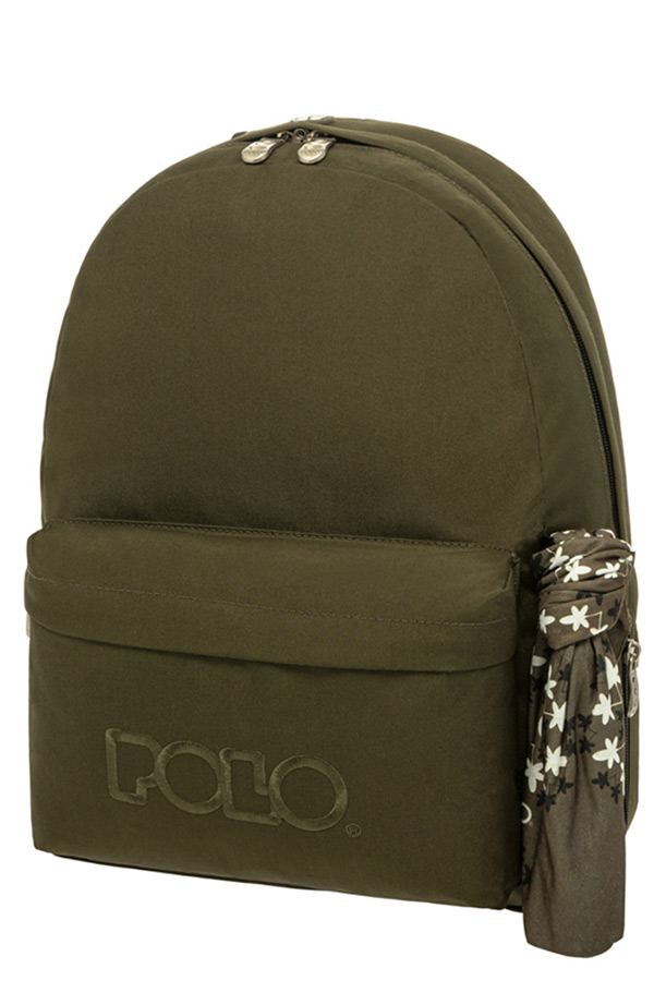 Σακίδιο POLO ORIGINAL WITH SCARF χακί 9011356500