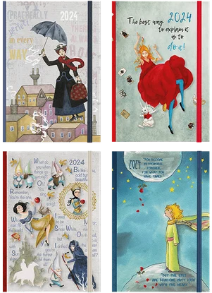 ΗΜΕΡΟΛΟΓΙΟ ΗΜΕΡΗΣΙΟ ΛΑΣΤΙΧΟ ΣΚΛΗΡΟ ΕΞΩΦΥΛΛΟ ΠΛΑΣΤΙΚΟΠΟΙΗΜΕΝΟ 10x14cm FAIRYTALE