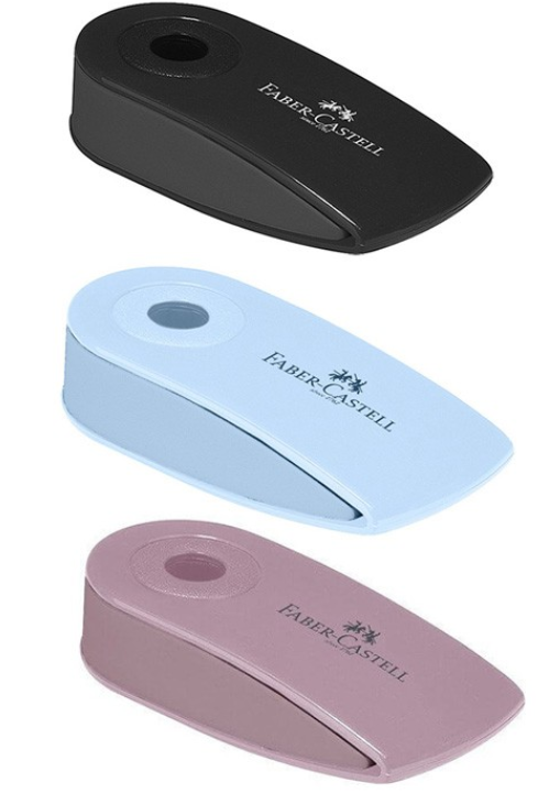 Γόμα Faber-Castell mini Sleeve Sparkle διάφορα χρώματα