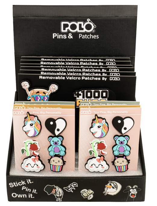 SET 12 ΤΕΜ PINS & PATCHES